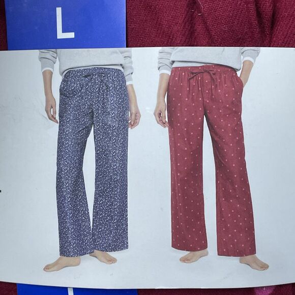 GAP Other - GAP Women's L 2-Pack Flannel Pajama Pants Navy/Red H1061